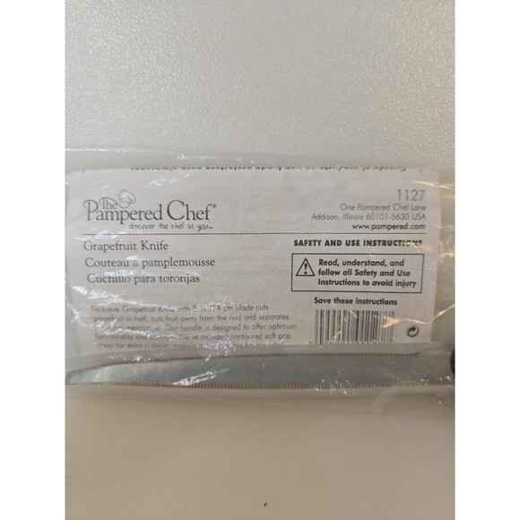 The Pampered Chef Grapefruit Knife NEW #1127 RETIRED - Picture 2 of 6